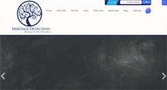 Desktop Screenshot of heritagedetectives.com